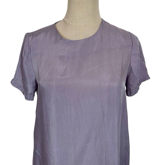 Hatch The James Midi Dress in Lilac Short Sleeve Crewneck Size 1/Small - Picture 6 of 13